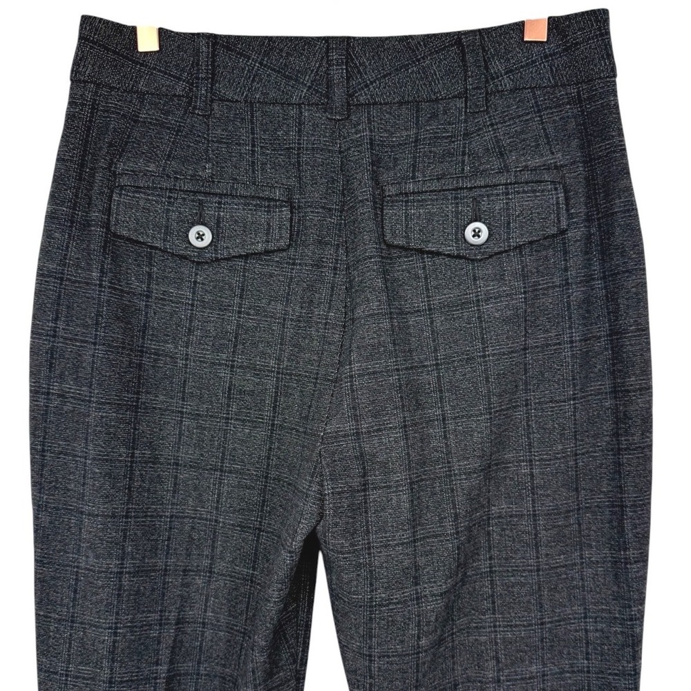 Cabi Womens Swagger Trouser Pants Charcoal Gray Plaid 4690R Size 8 Career Preppy - Picture 6 of 10